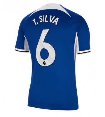 Chelsea Thiago Silva #6 Koszulka Podstawowych 2023-24 Krótki Rękaw